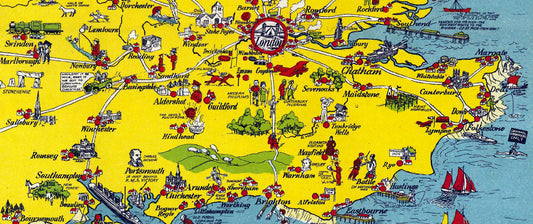 Discovering The New Pictorial Map of England and Wales (1935)