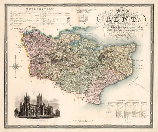 County Kent 1829