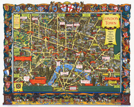 Map of London Town