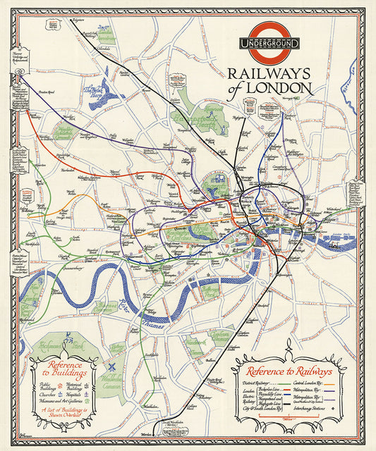 Underground Railways of London 1928
