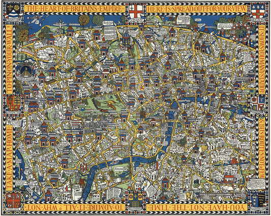 The Wonderground Map of London Town 1927