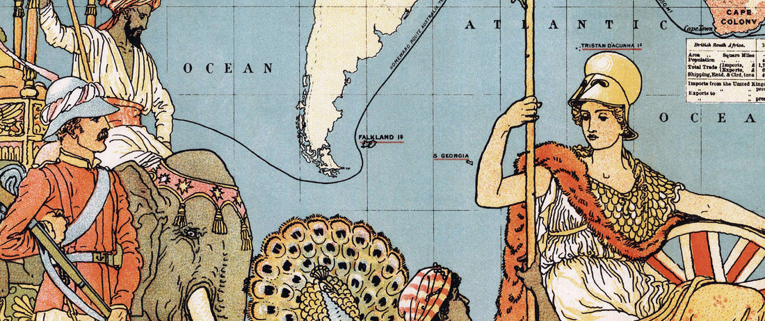 Extent of the British Empire in 1886