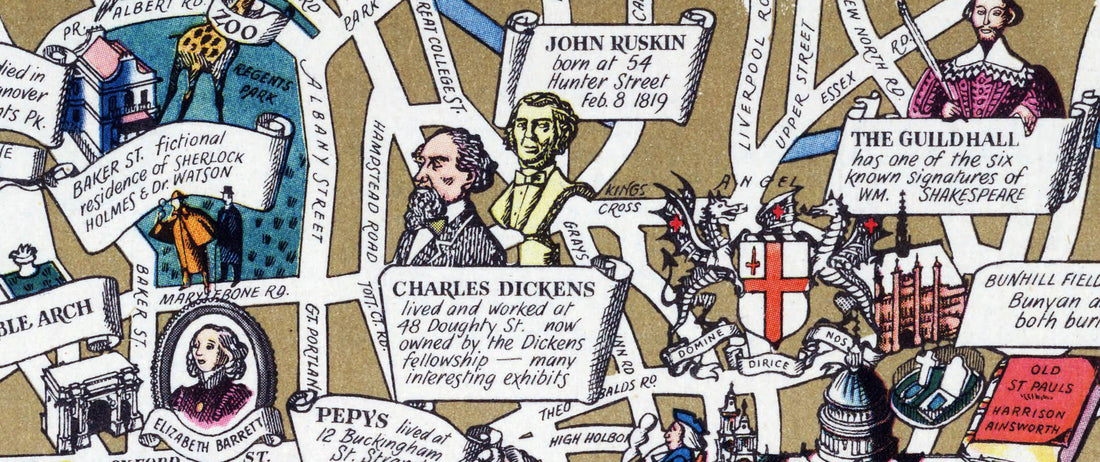 A Literary London Treasure Map