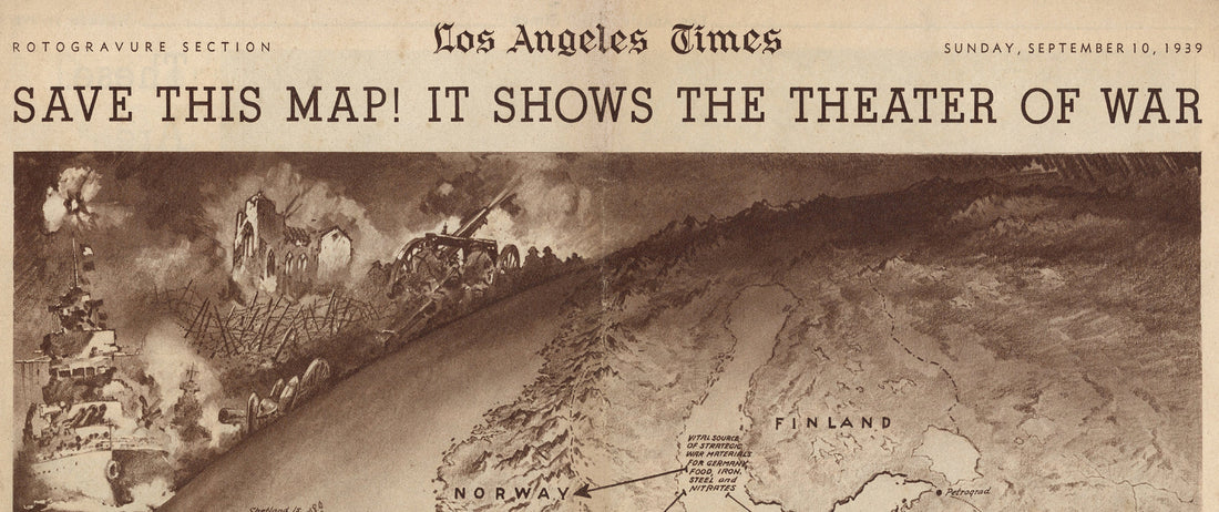 “Save This Map!” – A Striking Snapshot of Europe on the Brink in 1939