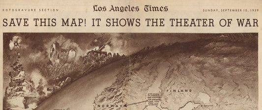 “Save This Map!” – A Striking Snapshot of Europe on the Brink in 1939