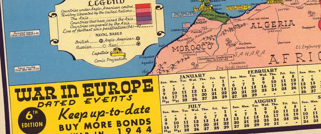The Most Patriotically Loud Map of 1944 You’ll Ever See