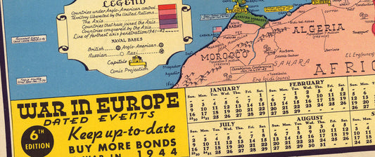 The Most Patriotically Loud Map of 1944 You’ll Ever See