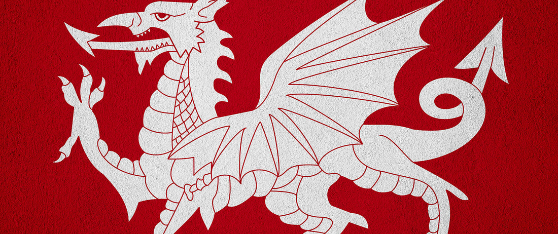 The White Dragon Battle Flag of Ancient Britain